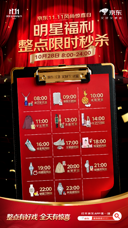 人人可领1000减300大额服饰券！京东1111风尚惊喜日盛大开启(图2)